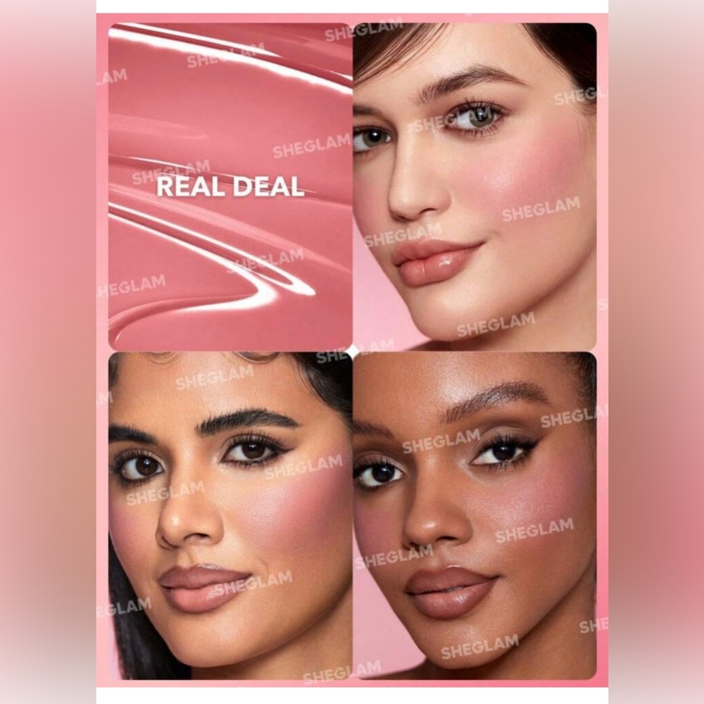 NEW COLOR! SHEGLAM COLOR BLOOM LIQUID BLUSH MAKEUP- REAL DEAL 💄 - Picture 3 of 14